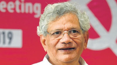 CPI leader Sitaram Yechury. (HT PHOTO) CPI leader Sitaram Yechury. (HT PHOTO)