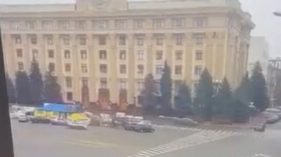 Ukraine war: A grab from a video tweeted by @EmineDzheppar. &nbsp;(Twitter)&nbsp; (Twitter )