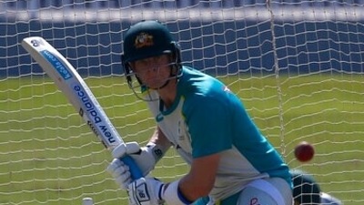 Steve during practice session at the Pindi Cricket Stadium, in Rawalpindi. (AP) Steve during practice session at the Pindi Cricket Stadium, in Rawalpindi. (AP)