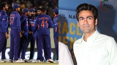 Indian cricket team during the Sri Lanka T20I series; Former India cricketer Mohammed Kaif