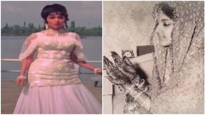 Asha Parekh in Aan Milo Sajna (1970); Hrithik Roshan's mother Pinky Roshan.