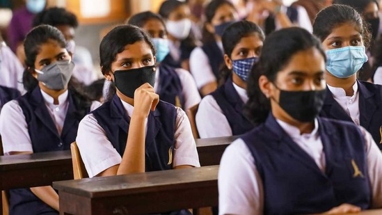 For the first time in two years, schools in the national capital will open completely in offline mode for all classes from April 1.(File Photo / PTI)