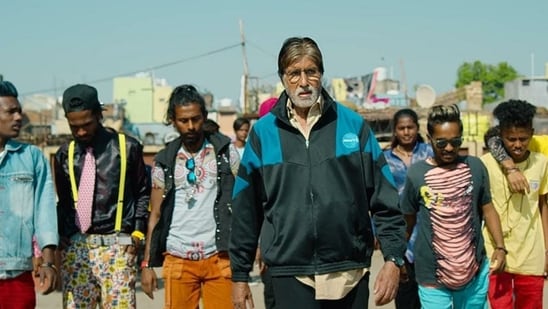 Amitabh Bachchan plays a football coach in Jhund.