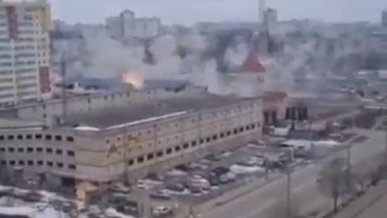 Russian forces have used cluster munition to target Kharkiv Russian forces have used cluster munition to target Kharkiv
