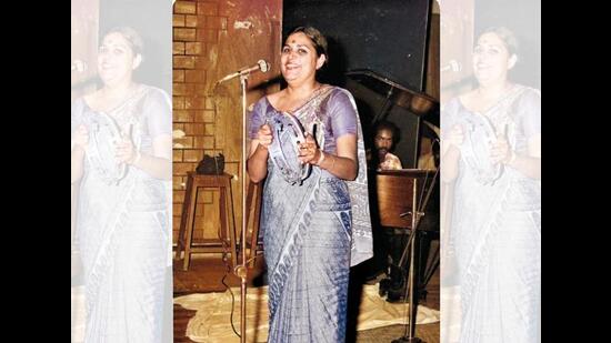 Usha singing in Mombasa