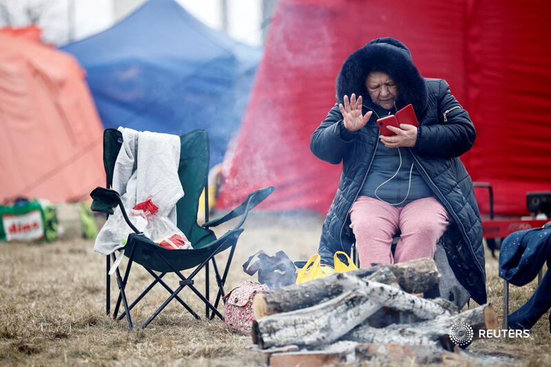 Ukrainian refugees have also fled to other bordering states Slovakia, Hungary and Romania.(REUTERS)