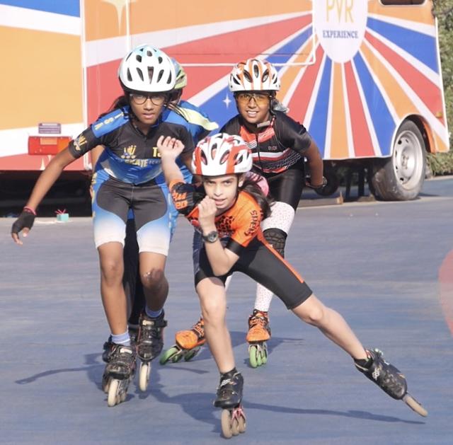 Inline skater Vian Mahabat Podar, winner of hte 2011 category (female)