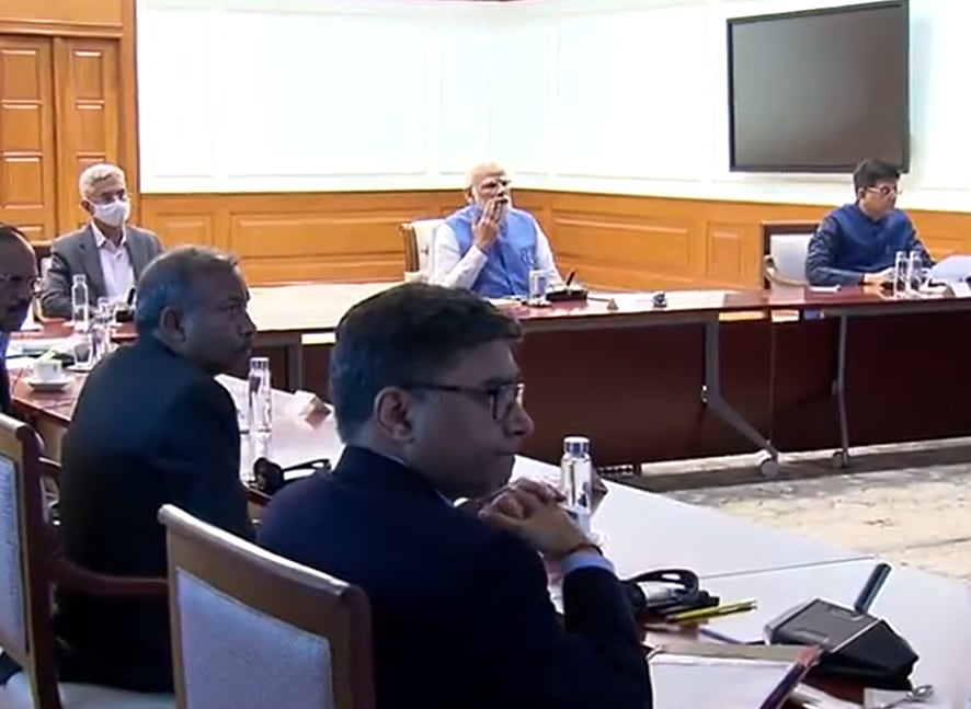 PM Narendra Modi hold high-level meeting in New Delhi on Tuesday.