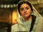 Alia Bhatt in a still from Gangubai Kathiawadi. Alia Bhatt in a still from Gangubai Kathiawadi.