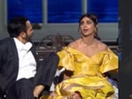 Shilpa Shetty and Rohit Shetty perform Chennai Express's scene.
