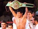 Goyat immediately created a WhatsApp group of Ukraine-based boxers and officials(PTI) Goyat immediately created a WhatsApp group of Ukraine-based boxers and officials(PTI)
