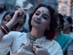 Alia Bhatt in a still from Gangubai Kathiawadi. Alia Bhatt in a still from Gangubai Kathiawadi.