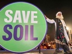 Sadhguru announced the 'Save Soil' movement to address the issue of soil extinction during the Isha Mahashivratri celebrations, Sadhguru announced the 'Save Soil' movement to address the issue of soil extinction during the Isha Mahashivratri celebrations,