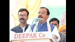 A person standing on the verge of defeat only makes such unrestrained allegations, UP dy CM Keshav Prasad Maurya said (Sourced)
