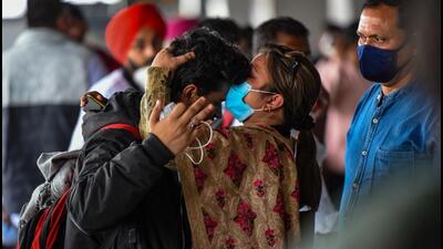 Revenue minister Kailash Gahlot said conveyance will be provided to residents arriving from Ukraine at the Hindon Airforce Base or the Indira Gandhi International Airport. (Amal KS/HT Photo)