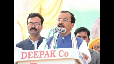 A person standing on the verge of defeat only makes such unrestrained allegations, UP dy CM Keshav Prasad Maurya said (Sourced) A person standing on the verge of defeat only makes such unrestrained allegations, UP dy CM Keshav Prasad Maurya said (Sourced)