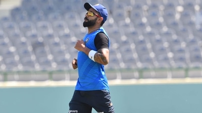 Virat Kohli trains ahead of his 100th Test match in Mohali Virat Kohli trains ahead of his 100th Test match in Mohali
