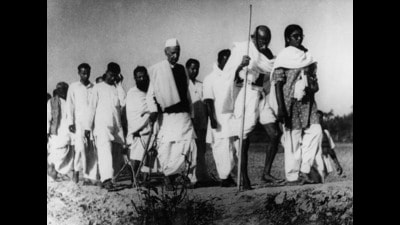 The Noakhali riots broke out in the Chittagong Division of Bengal (now in Bangladesh) in October–November 1946. Gandhi camped in Noakhali for four months and toured the district in a mission to restore peace and communal harmony. (Wikimedia Commons) The Noakhali riots broke out in the Chittagong Division of Bengal (now in Bangladesh) in October–November 1946. Gandhi camped in Noakhali for four months and toured the district in a mission to restore peace and communal harmony. (Wikimedia Commons)