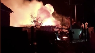 Maternity hospital in Zhytomyr attacked by Russian troops. (Twitter- @MFA_Ukraine)