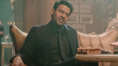 Prabhas in the Radhe Shyam release trailer. Prabhas in the Radhe Shyam release trailer. 