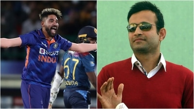 Mohammed Siraj; Irfan Pathan. (ANI/Getty) Mohammed Siraj; Irfan Pathan. (ANI/Getty)