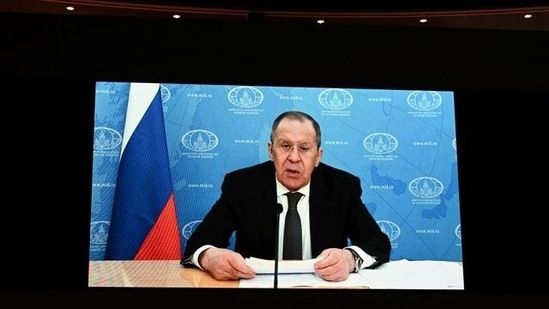 File photo of Russia's foreign minister Sergei Lavrov.(REUTERS)