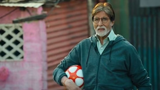 Jhund movie review: Amitabh Bachchan essays the role of a football coach in the movie.
