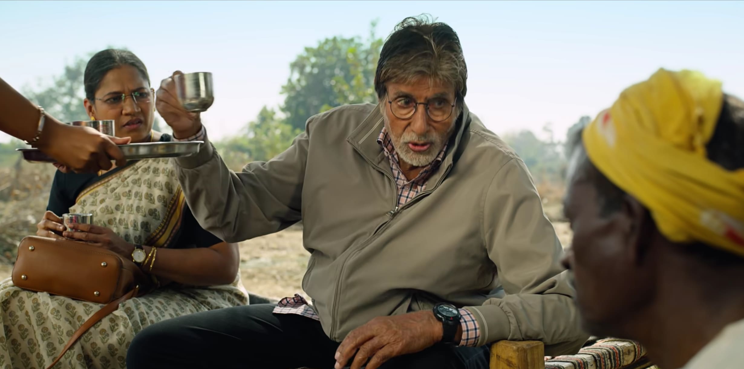 Amitabh Bachchan in a still from Jhund.