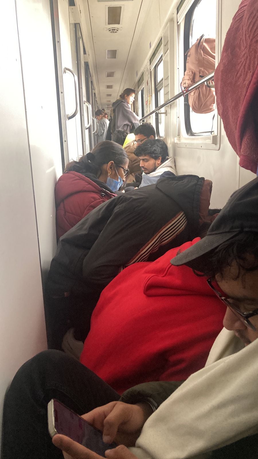 Indian students crammed in a train from Kharkiv to Lviv Indian students crammed in a train from Kharkiv to Lviv