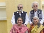 Pankaj Kapur, Supriya Pathak, Naseeruddin Shah and Ratna Pathak Shah at Sanah Kapur's wedding. Pankaj Kapur, Supriya Pathak, Naseeruddin Shah and Ratna Pathak Shah at Sanah Kapur's wedding.
