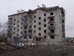 This picture made available by ESN on March 3, 2022 shows a destroyed building in Borodyanka, northwest of Kyiv. - (Photo by @StahivUA/ESN/AFP) This picture made available by ESN on March 3, 2022 shows a destroyed building in Borodyanka, northwest of Kyiv. - (Photo by @StahivUA/ESN/AFP)