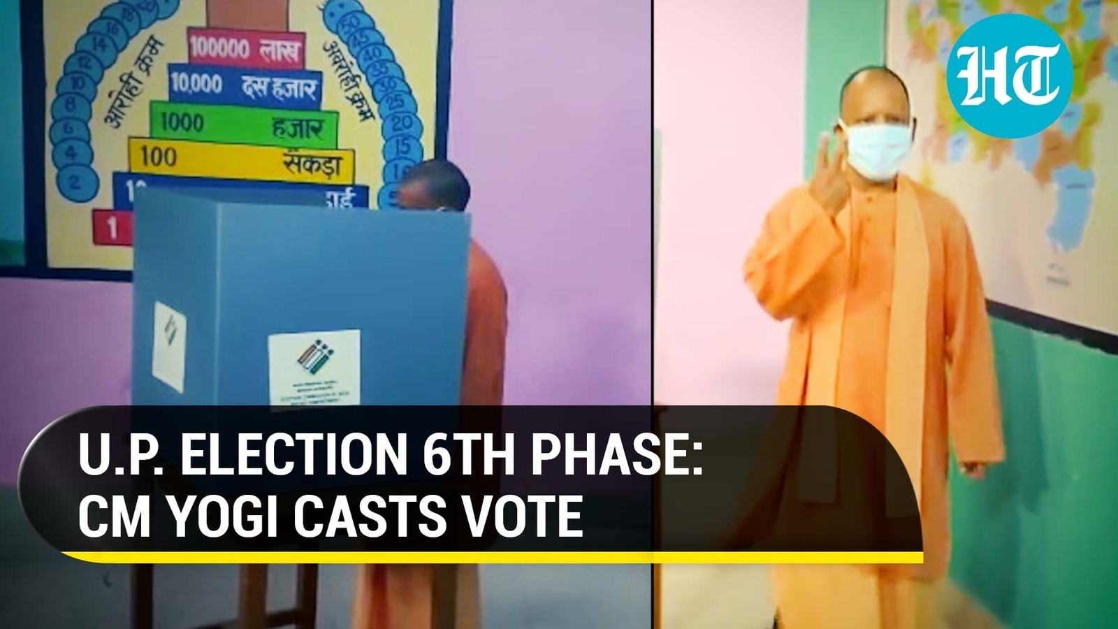 UP CM Yogi Adityanath casts vote in Gorakhpur: ‘BJP will win over 80% ...