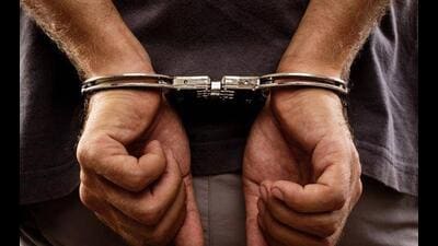 He was produced before a Panchkula court and sent to judicial custody. (HT)