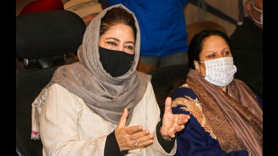 “The MHAs move to form VDCs across J&K is another addition to a slew of decisions that contradict Centre’s normalcy claims. Clearly, J&K is far from any semblance of normalcy. It will also create a wedge between communities,” Mehbooba Mufti said in a tweet. (PTI File Photo)