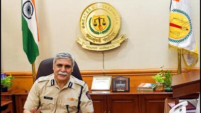Newly appointed Mumbai Police commissioner Sanjay Pandey. (ANI Photo)