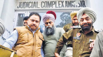 Devinder Pal Singh Bhullar was convicted for his role in the 1993 Delhi bomb blasts. (HT Archive)
