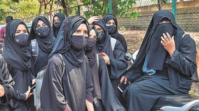 Protests, some of which have turned violent, have erupted in several parts of Karnataka over the hijab issue since December end, leading to the closure of schools and colleges, besides imposing prohibitory orders. (PTI)