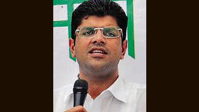 Haryana deputy chief minister Dushyant Chautala (HT File)