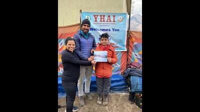 Adhoxaj was part of an expedition organized by Youth Hostels Association of India (YHAI), an international federation of hostel associations (Sourced)
