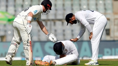 Snap from the second Test between India and New Zealand at the Wankhede, Mumbai. (ANI ) Snap from the second Test between India and New Zealand at the Wankhede, Mumbai. (ANI )