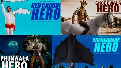 Ranveer Singh features on various posters seen in Jayeshbhai Jordaar announcement video.&nbsp;