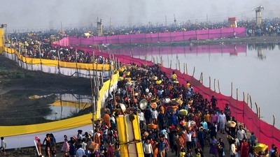 Prime Minister Narendra Modi also announced the launch of the Namami Gange Clean-up programme with a budget of ₹20,000 crore during 2015–2020. (PTI) Prime Minister Narendra Modi also announced the launch of the Namami Gange Clean-up programme with a budget of ₹20,000 crore during 2015–2020. (PTI)