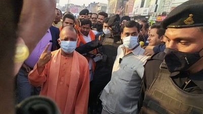 With 676 candidates in the fray in the sixth phase of the Uttar Pradesh Assembly elections, Chief Minister Yogi Adityanath is among the prominent candidates. (HT Photo/Rajesh Kumar Singh) With 676 candidates in the fray in the sixth phase of the Uttar Pradesh Assembly elections, Chief Minister Yogi Adityanath is among the prominent candidates. (HT Photo/Rajesh Kumar Singh)