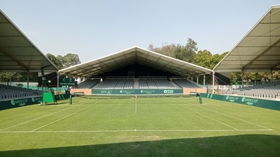 India's Davis Cup tie against Denmark will be played at this venue in New Delhi (Sandip Sikdar/HT) India's Davis Cup tie against Denmark will be played at this venue in New Delhi (Sandip Sikdar/HT)