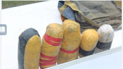 The heroin seizure made by BSF in Ferozepur (HT Photo)