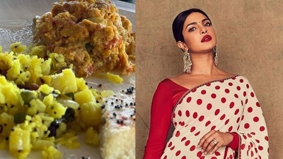 Priyanka Chopra shared a glimpse of her light meal on Instagram Stories. Priyanka Chopra shared a glimpse of her light meal on Instagram Stories. 