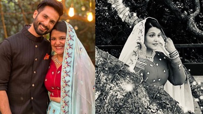 Shahid Kapoor with Sanah Kapur at her wedding. Shahid Kapoor with Sanah Kapur at her wedding. 