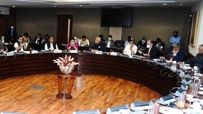 Shashi Tharoor, Rahul Gandhi and other MPs briefed by External Affairs Minister S Jaishankar on evacuation of Indians from Ukraine.