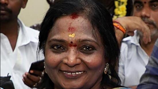 The incident took place on September 3, 2018 aboard a Chennai-Thoothukudi Indigo flight in which Sophia, her parents and then state BJP president Tamilisai Soundararajan. (ANI File)