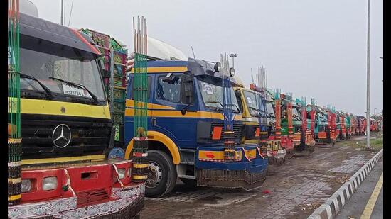The second batch of wheat to Afghanistan was flagged off jointly by commissioner of Amritsar customs Rahul Nangare, Land Ports Authority of India (LPAI)’s manager Sukhdev Singh and Border Security Force commandant Pardeep Singh.